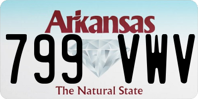 AR license plate 799VWV
