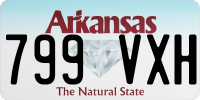 AR license plate 799VXH
