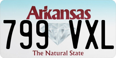AR license plate 799VXL
