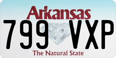 AR license plate 799VXP