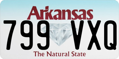 AR license plate 799VXQ