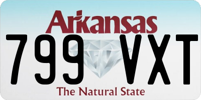AR license plate 799VXT