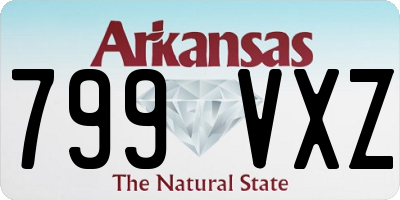 AR license plate 799VXZ