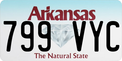 AR license plate 799VYC