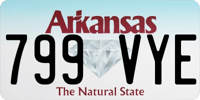 AR license plate 799VYE