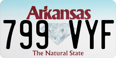 AR license plate 799VYF