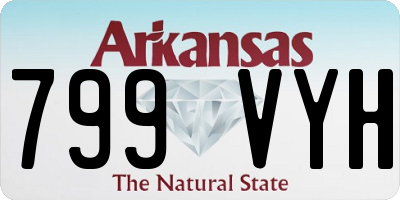 AR license plate 799VYH