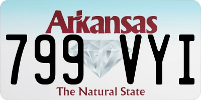 AR license plate 799VYI