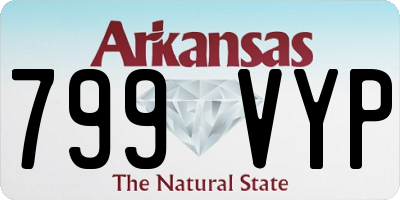 AR license plate 799VYP