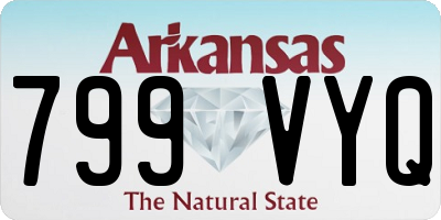 AR license plate 799VYQ
