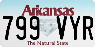 AR license plate 799VYR