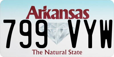 AR license plate 799VYW