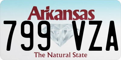 AR license plate 799VZA
