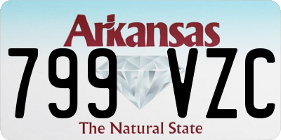 AR license plate 799VZC