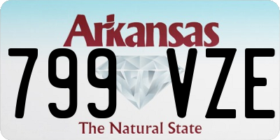 AR license plate 799VZE