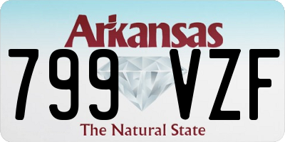 AR license plate 799VZF