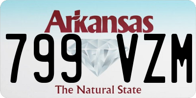 AR license plate 799VZM