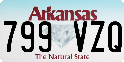 AR license plate 799VZQ