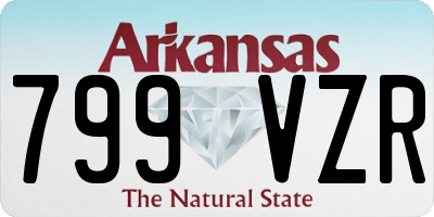 AR license plate 799VZR