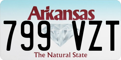 AR license plate 799VZT