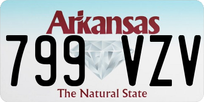 AR license plate 799VZV