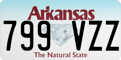 AR license plate 799VZZ
