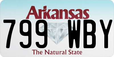 AR license plate 799WBY