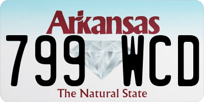 AR license plate 799WCD