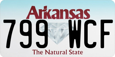 AR license plate 799WCF