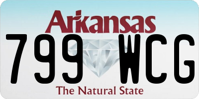AR license plate 799WCG
