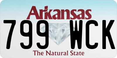 AR license plate 799WCK