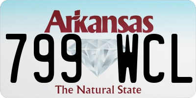 AR license plate 799WCL