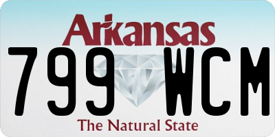 AR license plate 799WCM