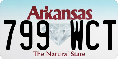 AR license plate 799WCT