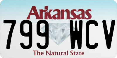AR license plate 799WCV