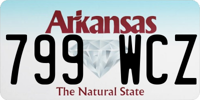 AR license plate 799WCZ