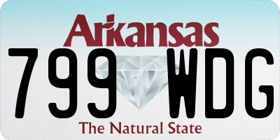 AR license plate 799WDG
