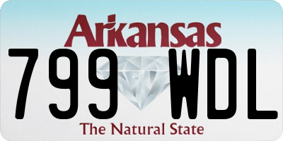 AR license plate 799WDL
