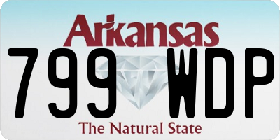 AR license plate 799WDP