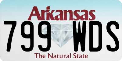 AR license plate 799WDS