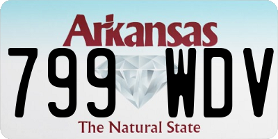 AR license plate 799WDV