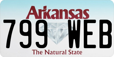 AR license plate 799WEB
