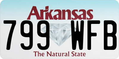 AR license plate 799WFB