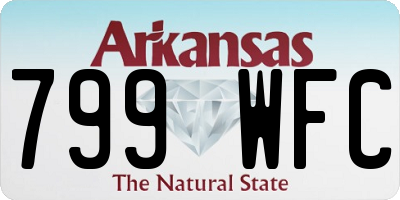 AR license plate 799WFC