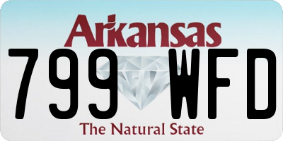 AR license plate 799WFD