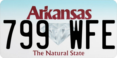 AR license plate 799WFE