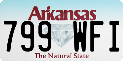 AR license plate 799WFI