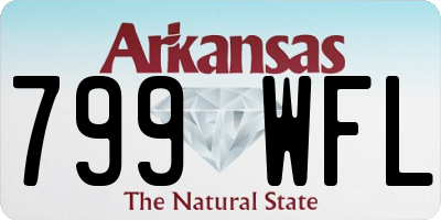 AR license plate 799WFL
