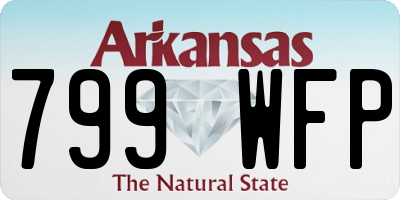 AR license plate 799WFP