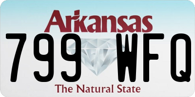AR license plate 799WFQ